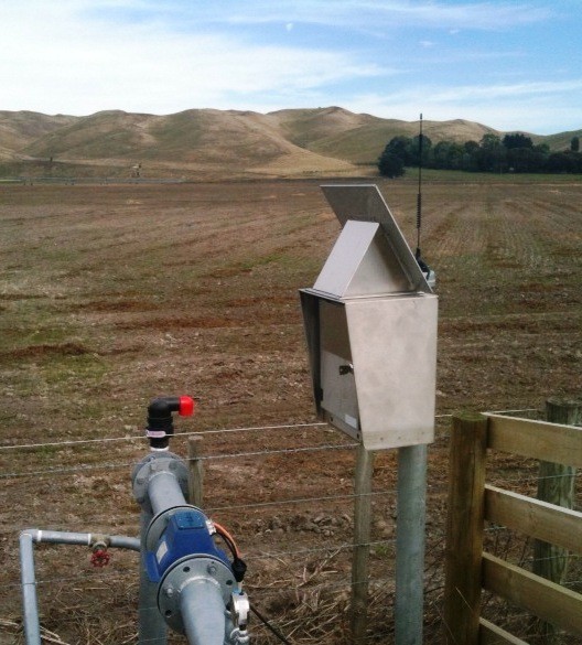 Water meter and telemetry installation in Hawke's Bay